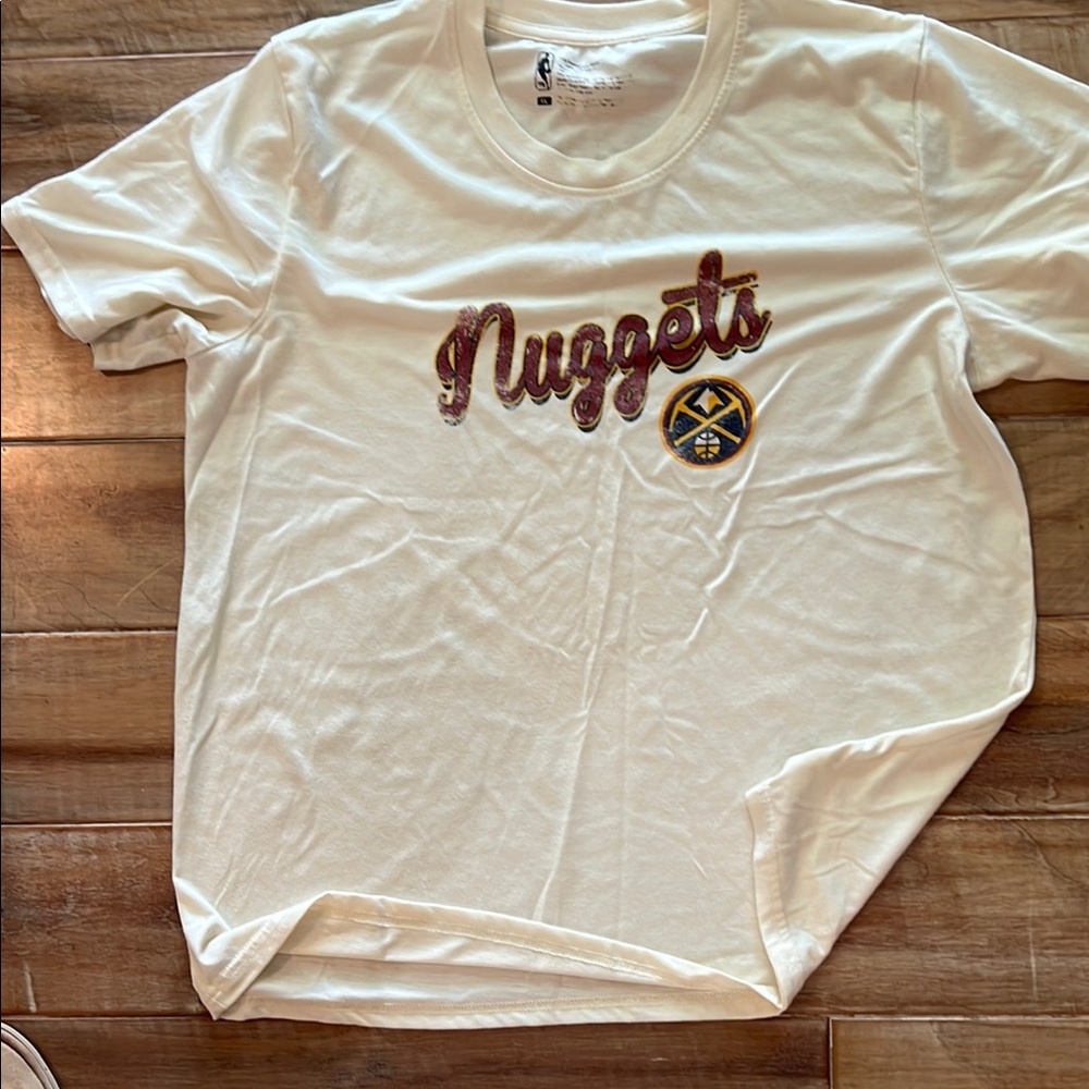 Nuggets NBA Cream Graphic T-Shirt